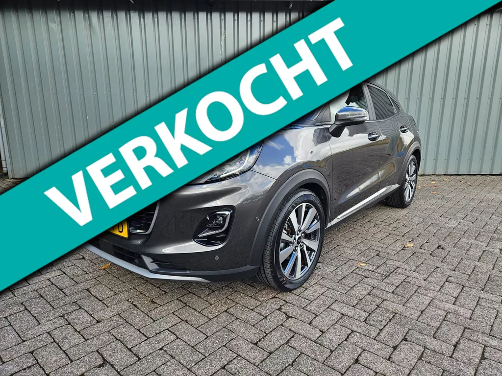 Ford Puma 1.0 EcoBoost Hybrid Titanium X Stoel/Stuurvewarming Massage stoelen Elek Kofferklep