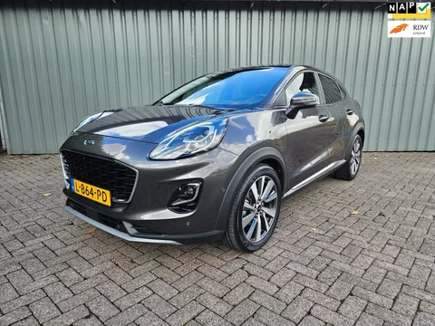 Ford Puma 1.0 EcoBoost Hybrid Titanium X Stoel/Stuurvewarming Massage stoelen Elek Kofferklep